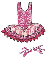 切手はり絵:バレエ